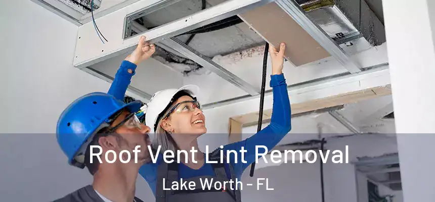 Roof Vent Lint Removal Lake Worth - FL